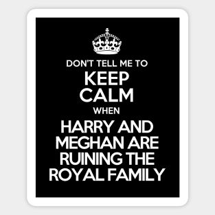 Funny Prince Harry and Meghan Markle Royal Family Shirt| Megxit T-Shirt Magnet